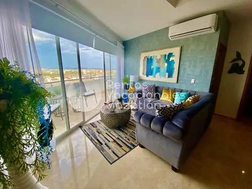 Departamento de 2 recámaras en Marina Platino Plus, Mazatlán